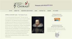 Desktop Screenshot of ccchorale.org