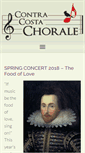 Mobile Screenshot of ccchorale.org