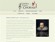 Tablet Screenshot of ccchorale.org